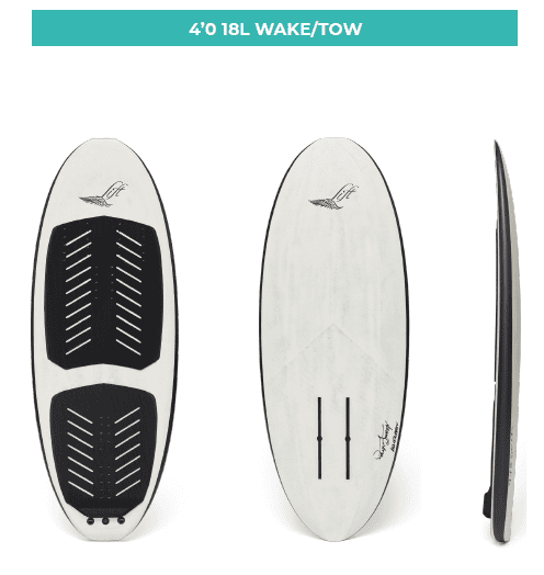 Capture d'écran 2025-02-24 163920 4. Planche de foil électrique Lift Foil 18L Wake/Tow, conçue pour la planche de wing et wakeboard, offrant stabilité et performance pour la pratique du foil électrique en France.
