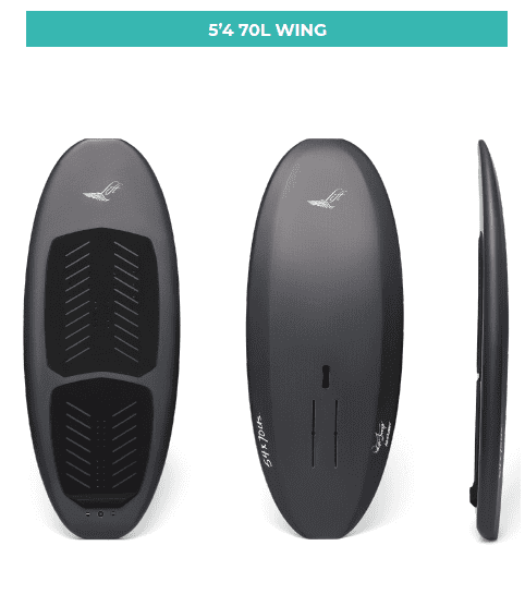 Capture d'écran 2025-02-24 164015 3. Planche de foil électrique Lift Foil France 5'4 70L Wing, idéale pour le freeride et la couture, légère et performante pour une expérience de glisse ultime en mer.