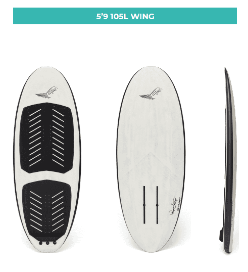 Capture d'écran 2025-02-24 164028 Léger, robuste et conçu pour la performance, la planche Lift Foil 5'9 105L Wing offre une stabilité optimale pour le foil surf, Stand Up Paddle et windsurf. Parfaite pour les amateurs et professionnels cherchant une expérience de glisse inégalée.