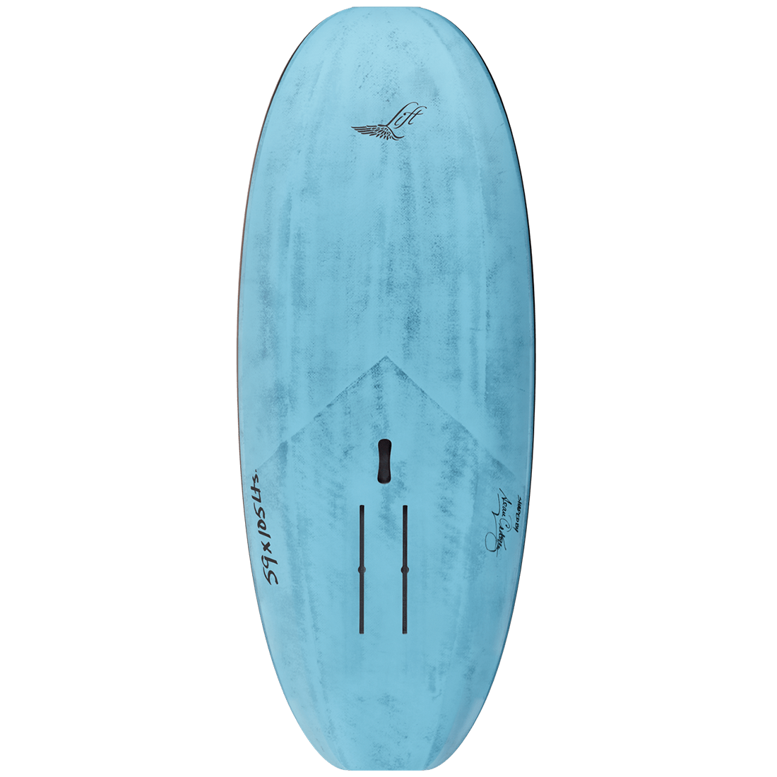 LIFT 5'9 105L Wing — vue de dessous bleu