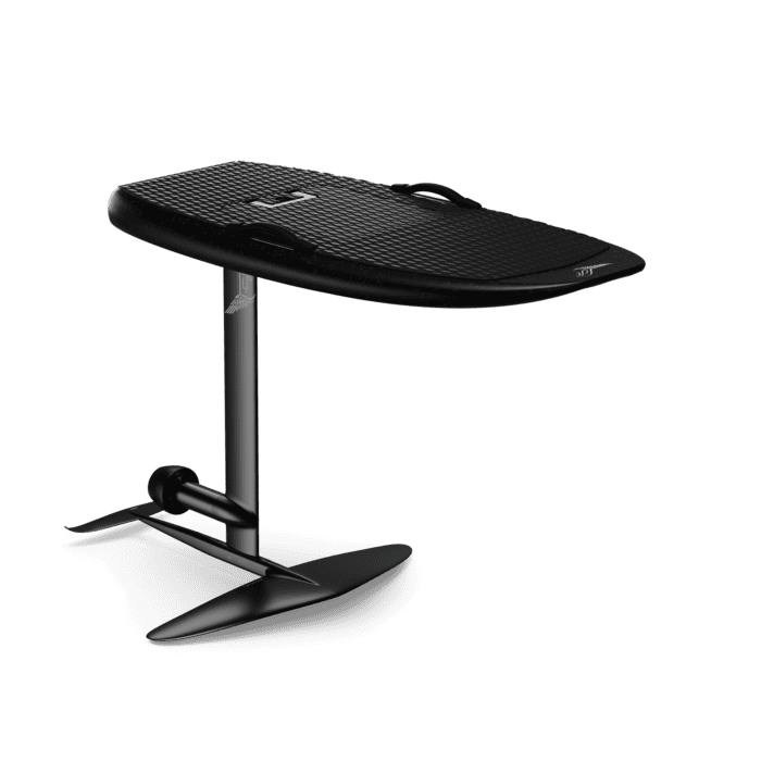 Platine de levage pour foil électrique, design compact et robuste, compatible avec les planches aquatiques modernes pour une pratique facilitée et sécurisée.