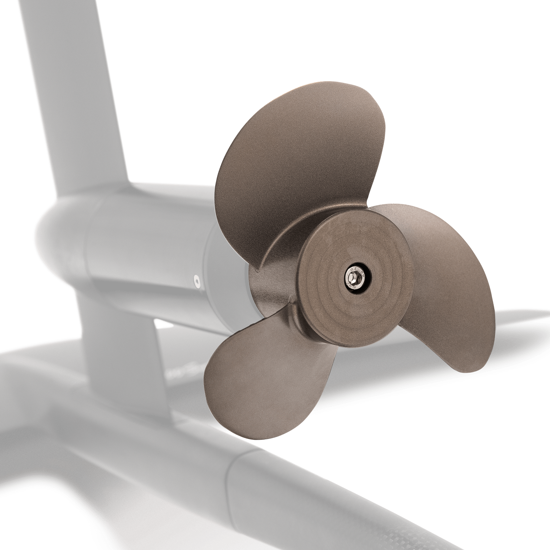 Hélice fixe en aluminium LiftFoils — détail des pales
