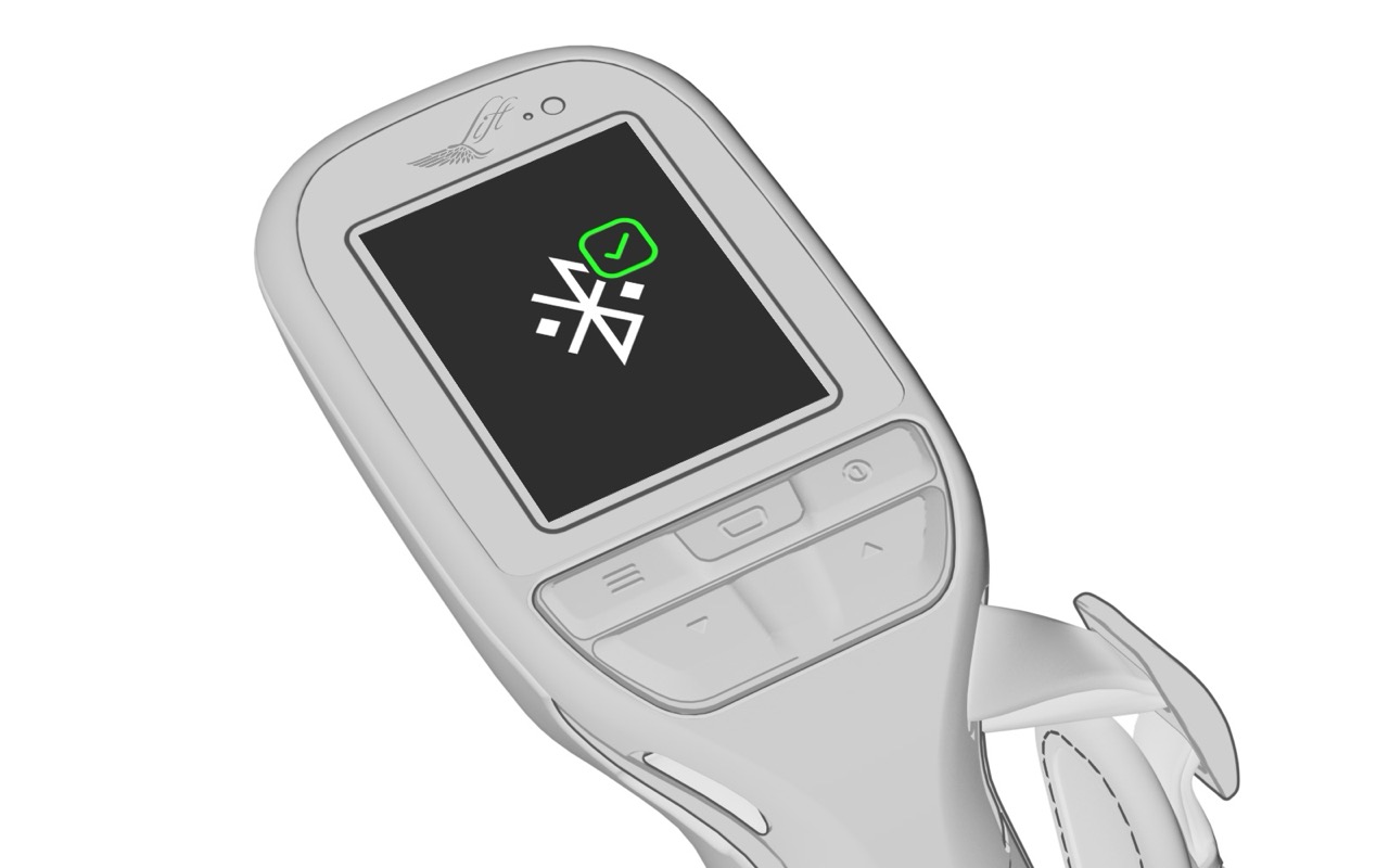 position de la télécommande derrière la batterie pour l’appairage